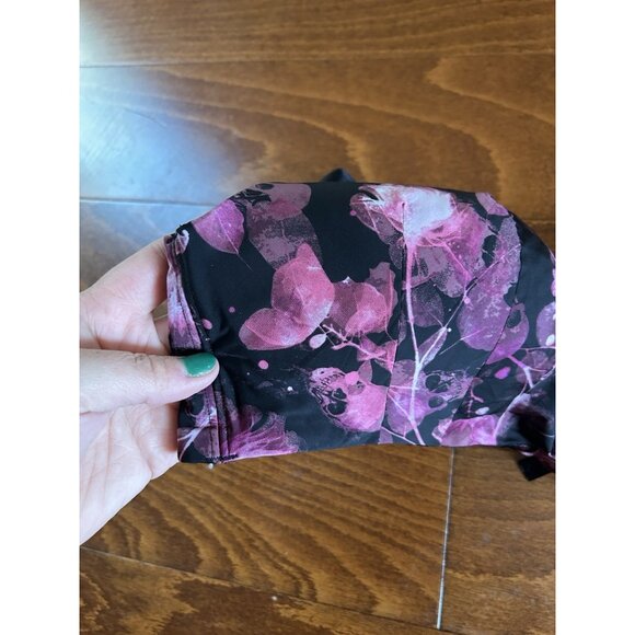 Torrid Curve Black & Purple Floral Lightly Lined Wire-Free Bra 40C Skulls - Picture 2 of 7